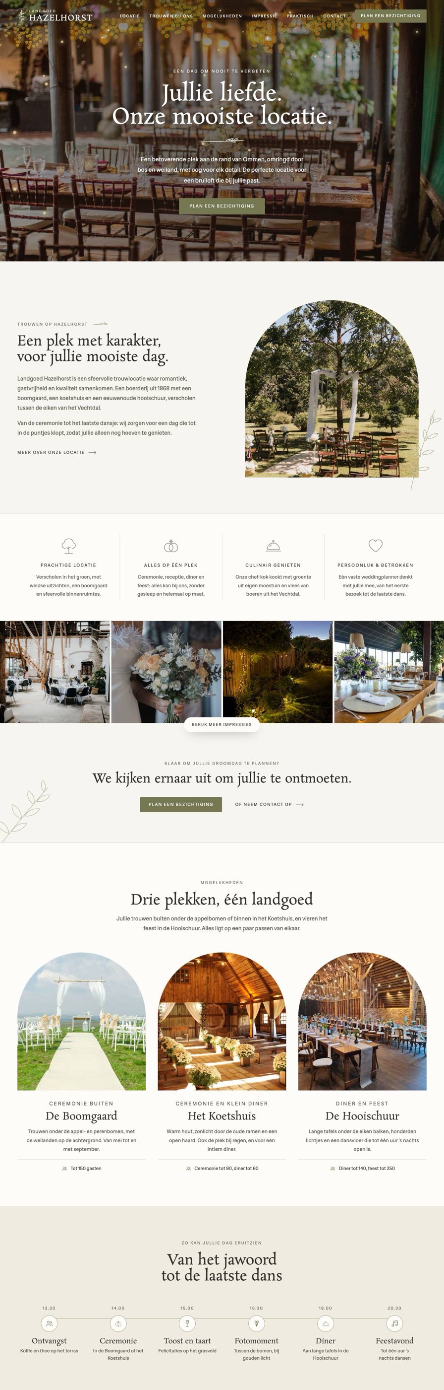 Homepage van Landgoed Hazelhorst